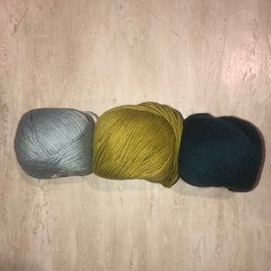 Bundle of 3 Debbie Bliss Cotton Yarn
